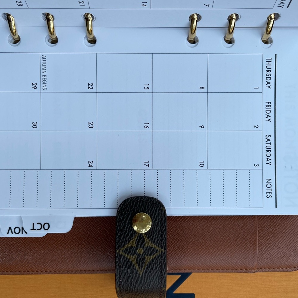 🧩2025 Inserts ALL SIZES Avail: Fits Louis Vuitton PM/MM/GM2022 Refill Calendars - Picture 11 of 16
